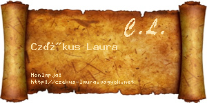 Czékus Laura névjegykártya