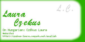 laura czekus business card