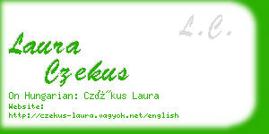 laura czekus business card